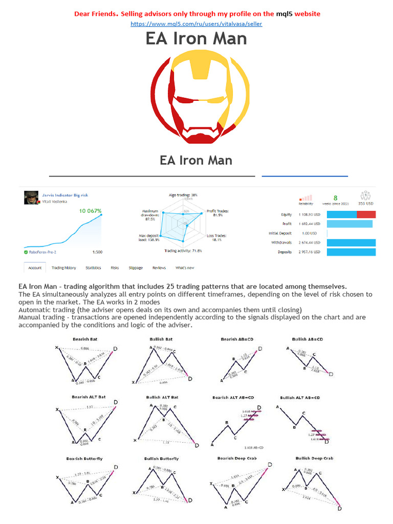 EA Iron Man | PDF | Algorithmic Trading | Investing
