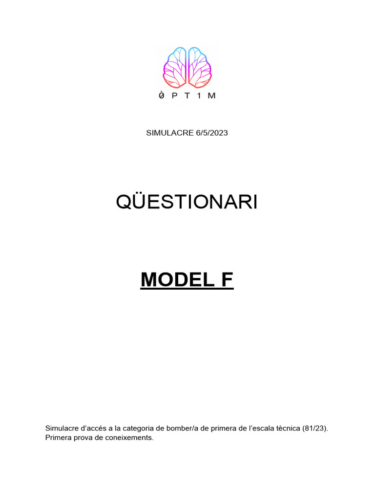 Simulacre o Ptim Model F | PDF