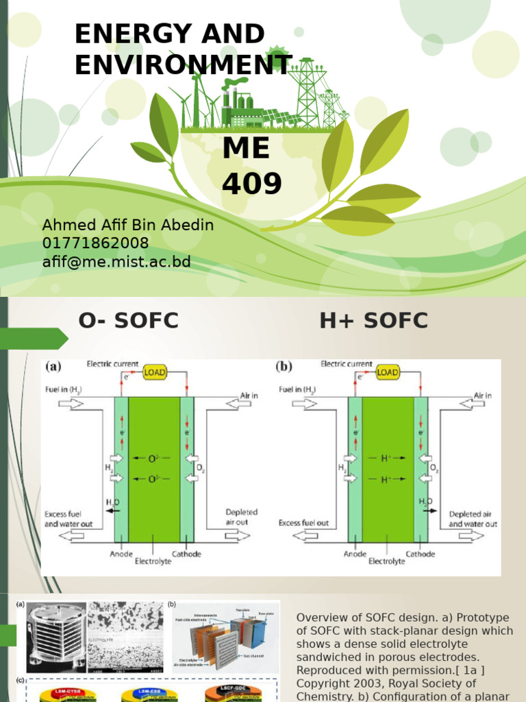 SOFC Design Overview and Configurations | PDF