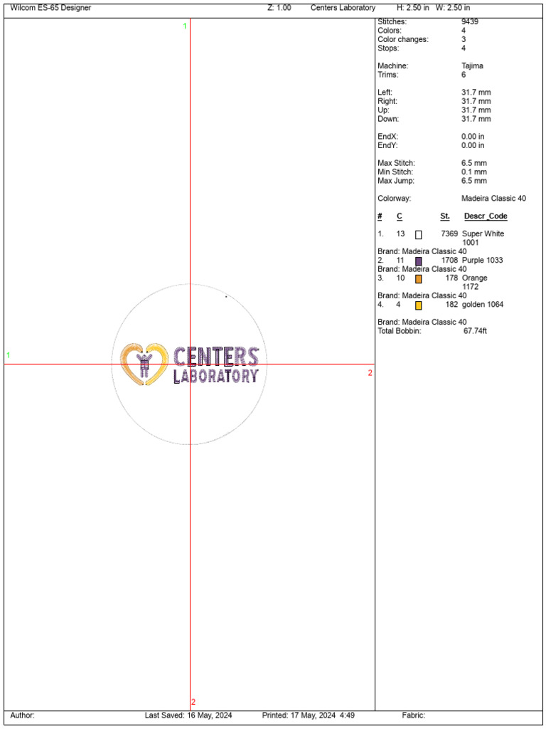 Or 50845 Centers Laboratory | PDF