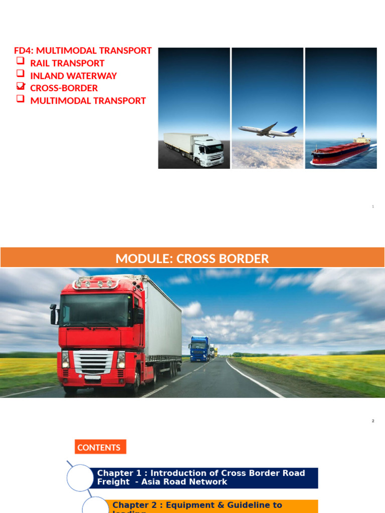 Road Trasport | PDF | Cargo | Truck
