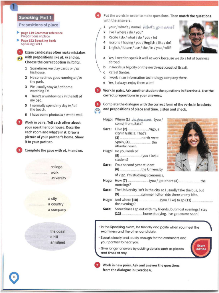 Speaking D1 | PDF