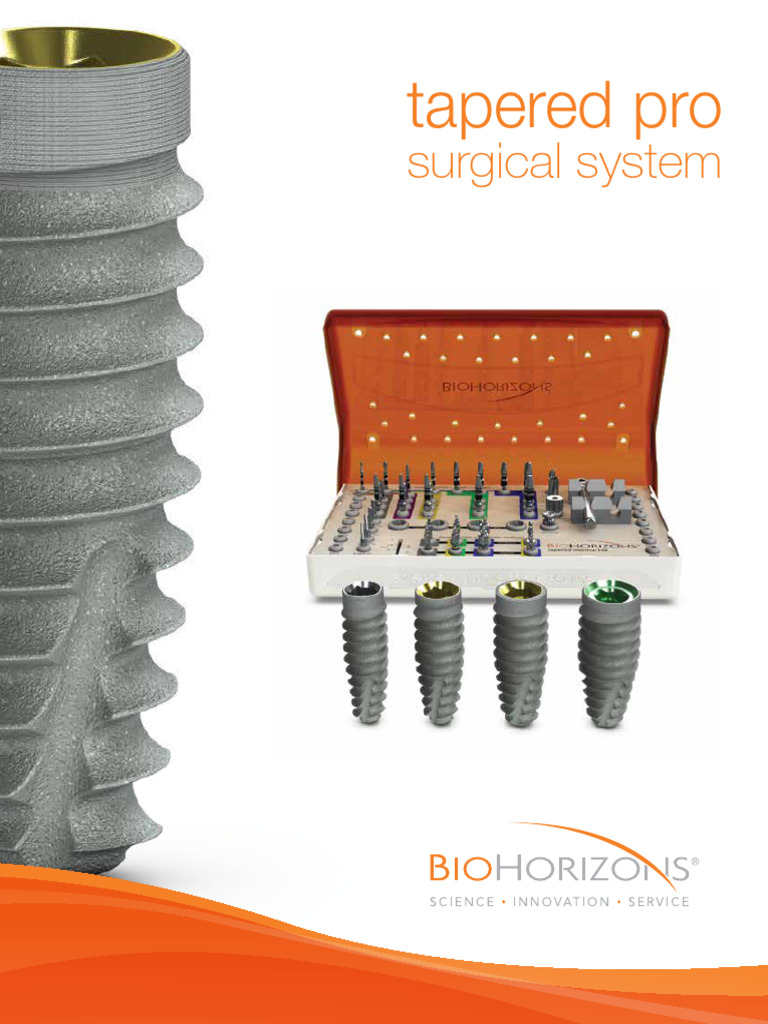 BioHorizons Tapered Pro Implant Guide | PDF | Dental Implant ...