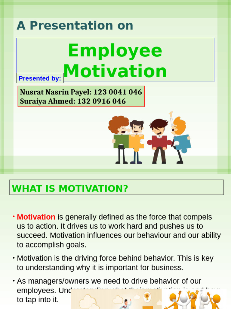 Effective Employee Motivation Strategies | PDF | Motivational | Motivation