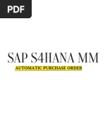 Automatic PO Creation in SAP MM | PDF