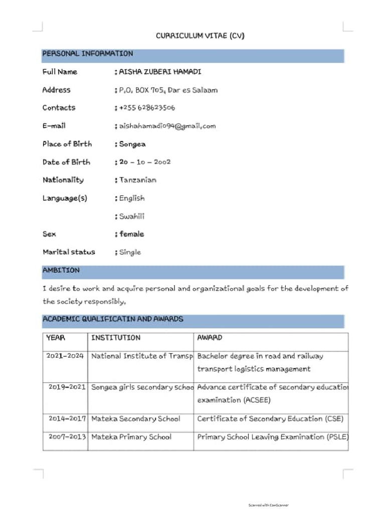 Aish CV | PDF