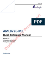 AML8726 M3: Quick Reference Manual