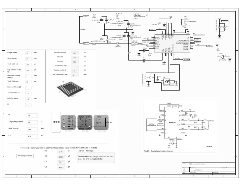 MFRC522 RFID Schematic Design | PDF