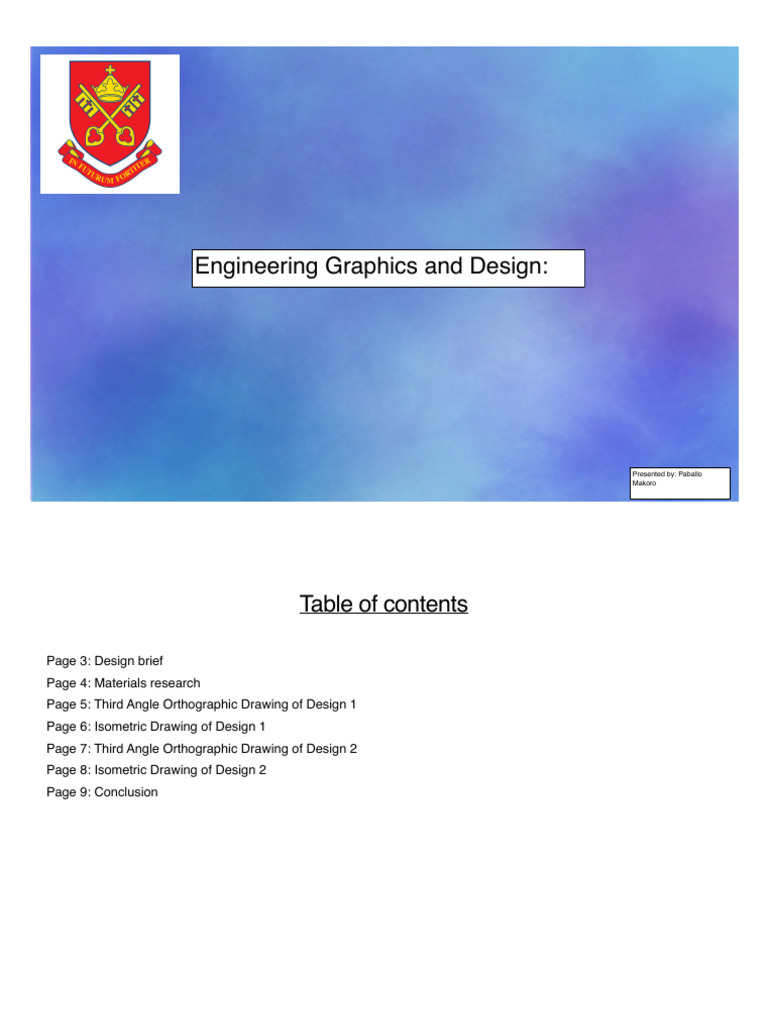 Redesigning the Best EGD Trophy | PDF | Drawing