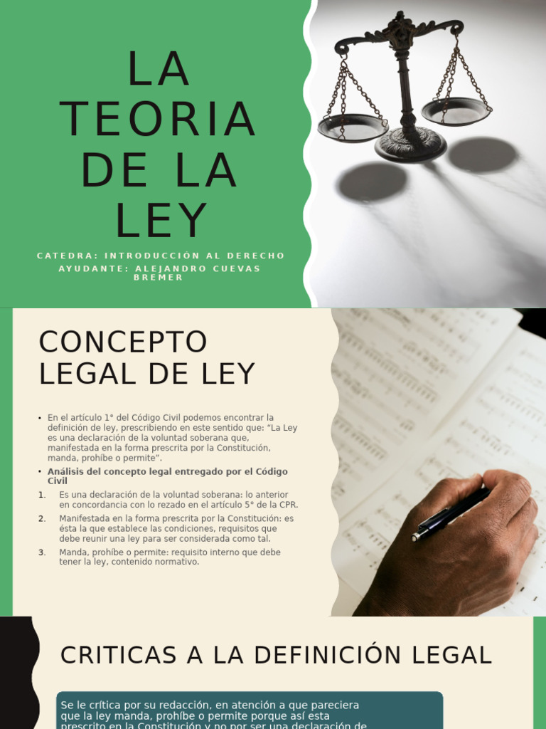 Concepto y Clasificación de la Ley | PDF | Regulación | Constitución