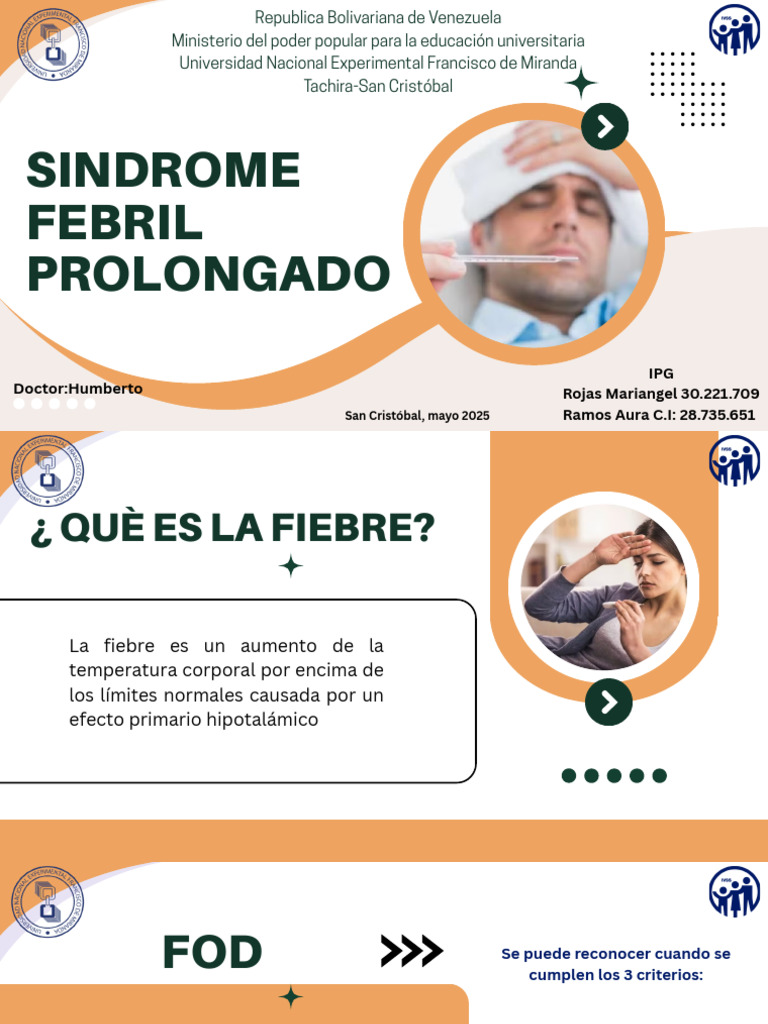 Síndrome Febril Prolongado: Diagnóstico y Manejo | PDF | Fiebre ...
