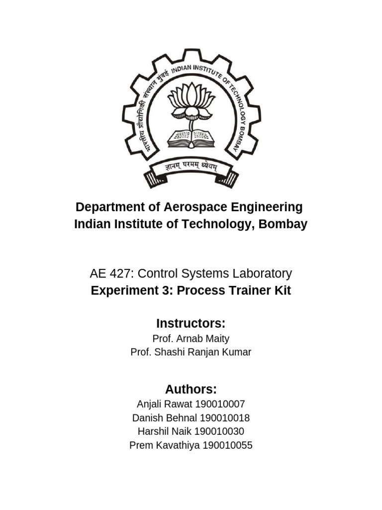 Control Systems Lab: Process Trainer Kit | PDF | Heat | Sensor