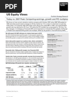 US Equity Views: United States