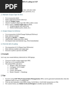 SAP T-Code VL71: Delivery Output Management | PDF