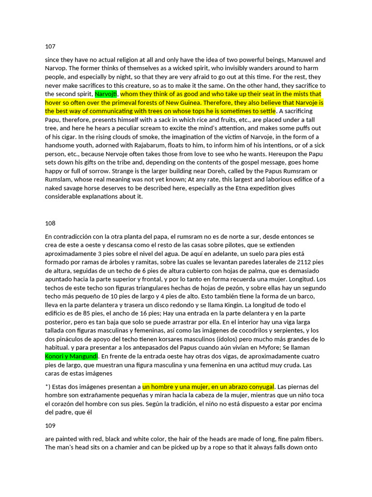 Rumsram: Edificio y Tradiciones Papuas | PDF
