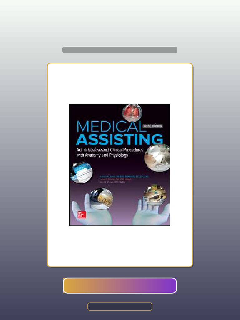 Medical Assisting Administrative and Clinical Procedures 6th Edition by ...