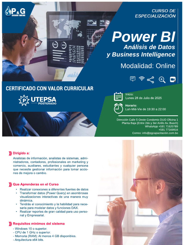 Curso Power BI Análisis de Datos y Business Intelligence V20-2025 | PDF