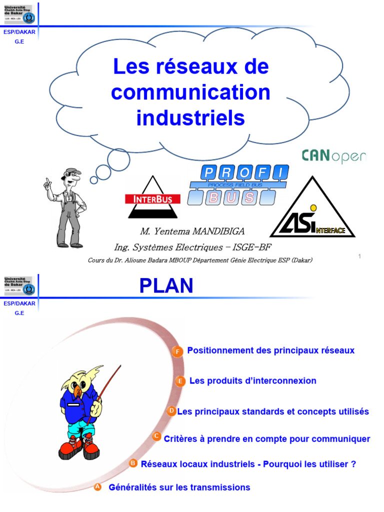 Introduction aux réseaux de communication industriels | PDF | Ligne de ...