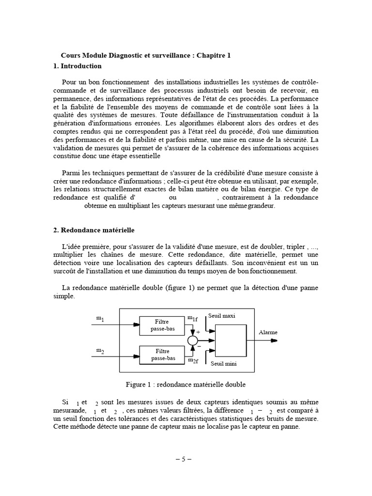 Redondance dans les systèmes de mesure | PDF | Valeur propre, vecteur ...