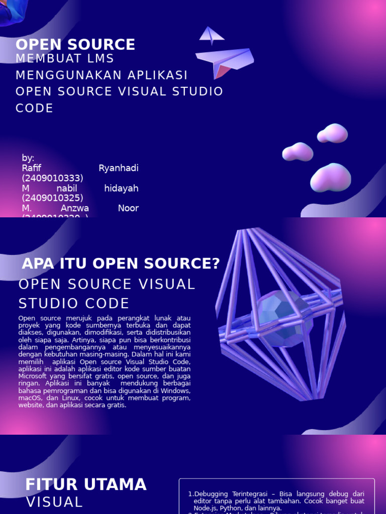 LMS dengan Visual Studio Code Open Source | PDF