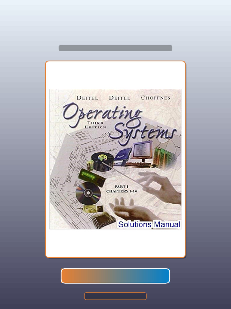Operating Systems 3rd Edition Deitel Ebook and TestBank Bundle Unlocked ...