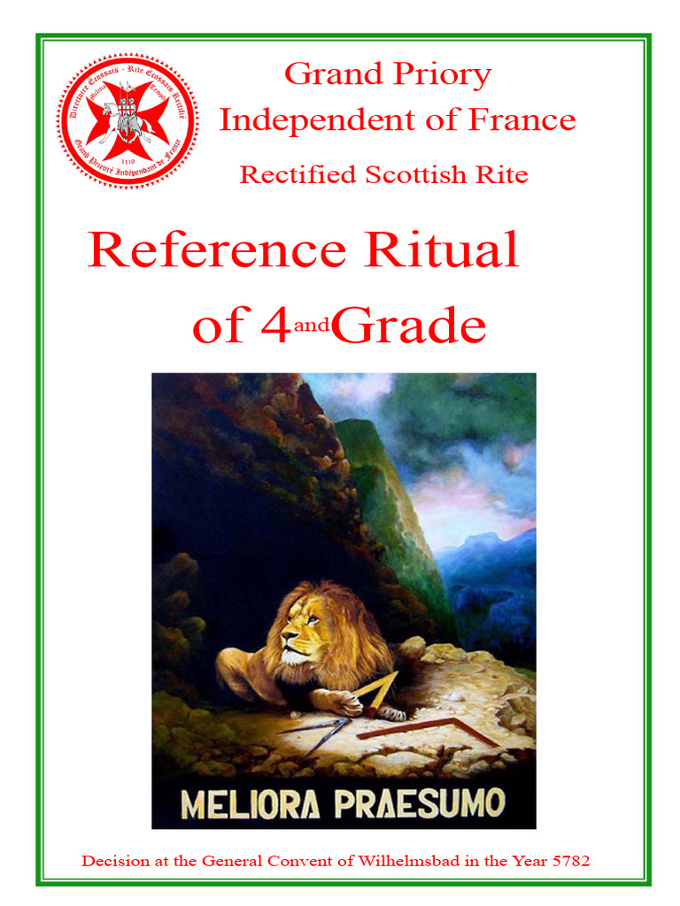 Scottish Master Degree Ritual Guide | PDF | Freemasonry | Masonic Lodge