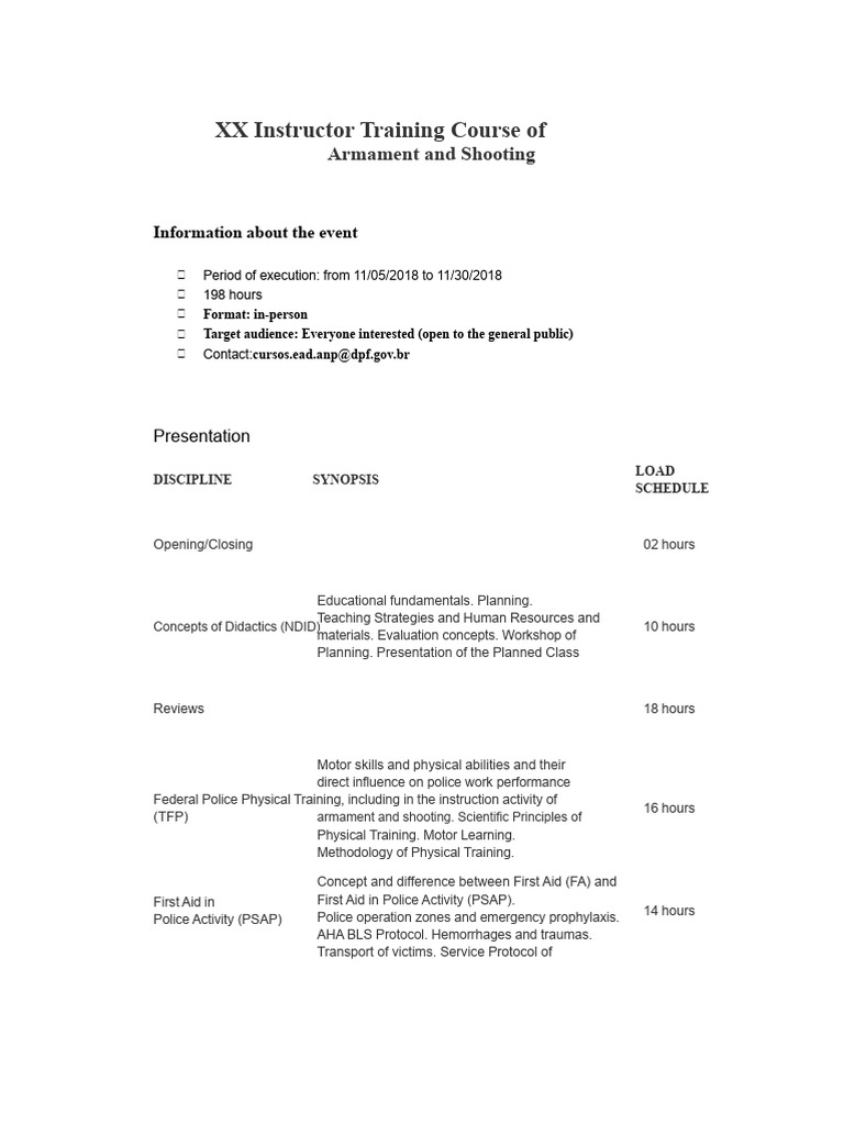 NRA Rifle Instructor Training Course | PDF | Ballistics | First Aid