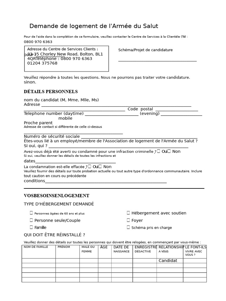 Demande de Logement | PDF | Logement | Asie