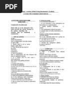 PIP - Table of Activities, Descriptors and Points | PDF | Wellness ...