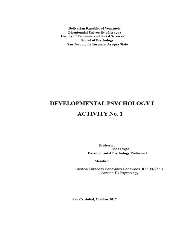 Theories of Child Development Explained | PDF | Developmental ...