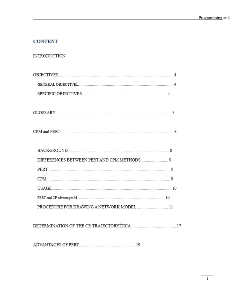 PERT and CPM Project Management Guide | PDF