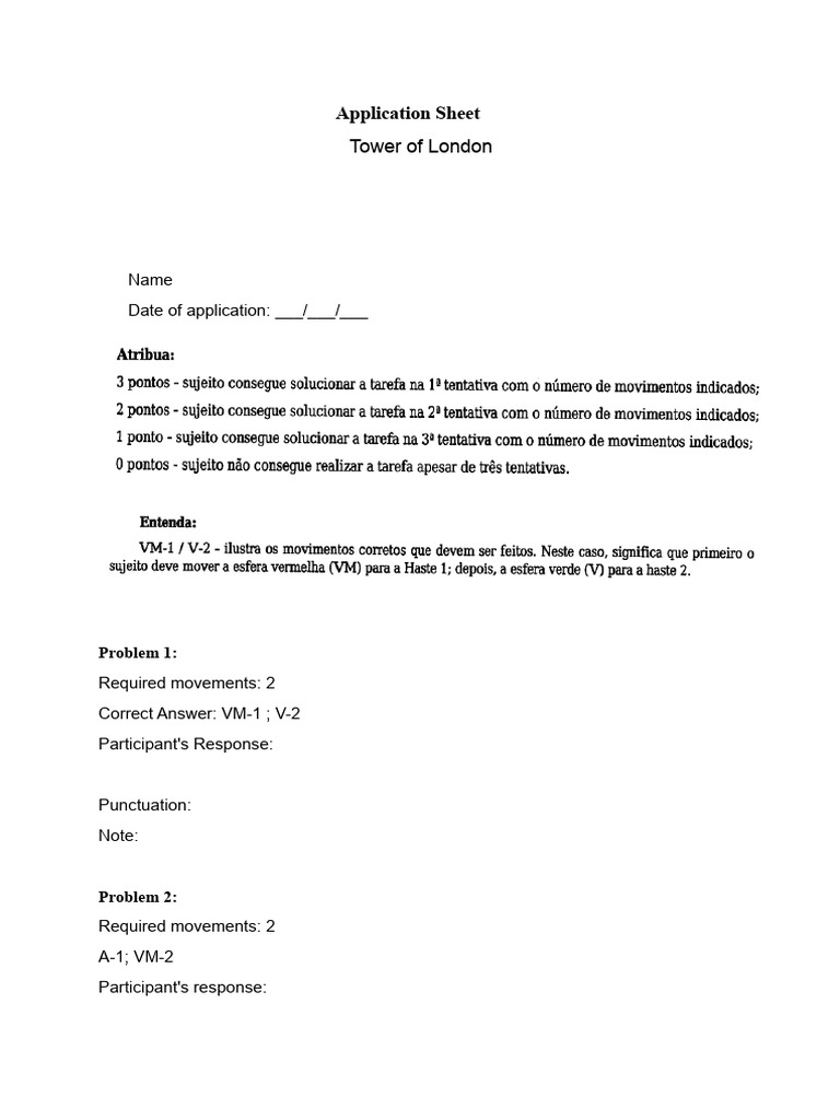 London Tower Application Form | PDF