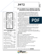 Dual Dmos Full-Bridge Micro-Stepping PWM Motor Driver: Absolute Maximum Ratings Att +25