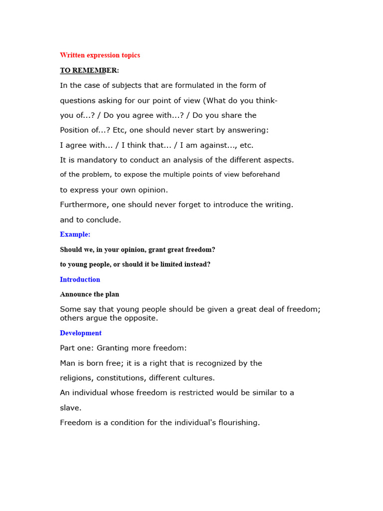 Writing Techniques for Opinion Essays | PDF | Cost Of Living | Adolescence