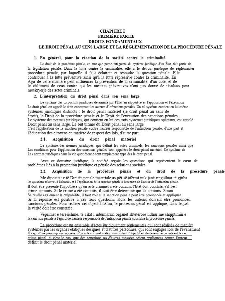 Droit pénal et procédure pénale expliqués | PDF | Loi criminelle | Crimes