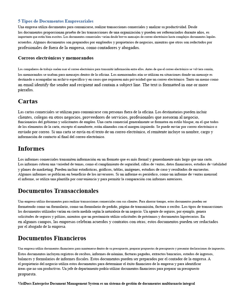 Documentos Utilizados en Bancos | PDF | Bancos | Archivo de computadora