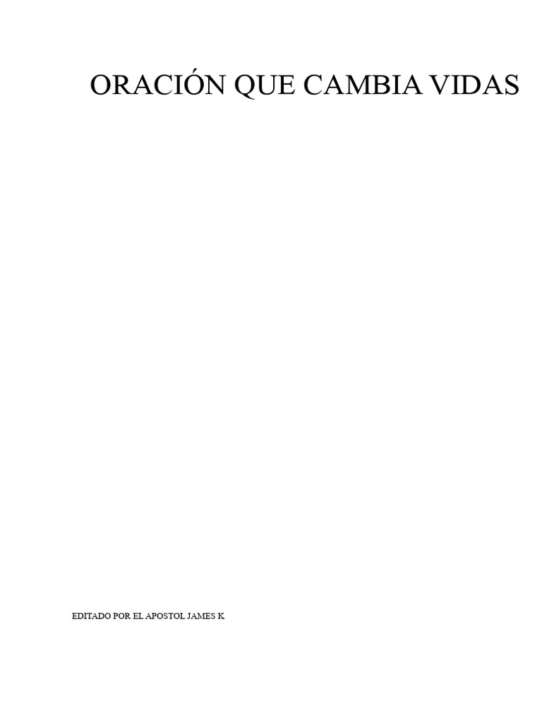 Oraciones Poderosas para la Victoria Espiritual | PDF | Oración | Brujería