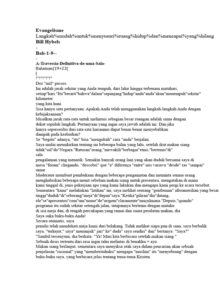 Pengaruh Bill Hybels dalam Evangelisme | PDF