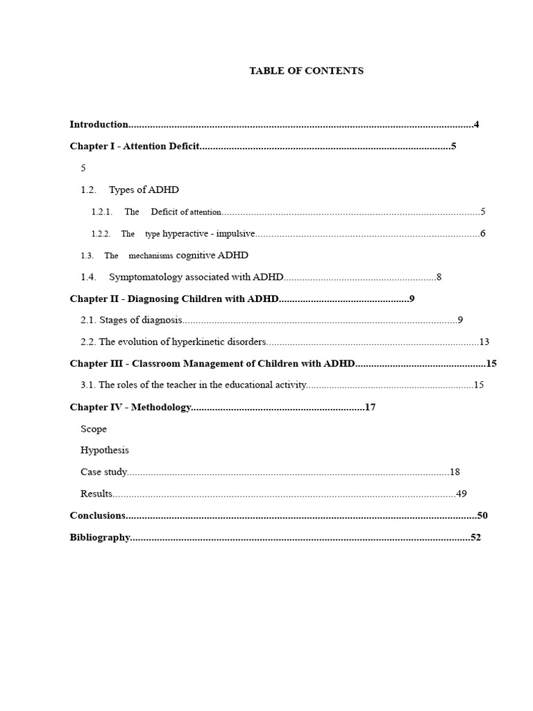 Integration of Children With Attention Deficit | PDF | Attention ...