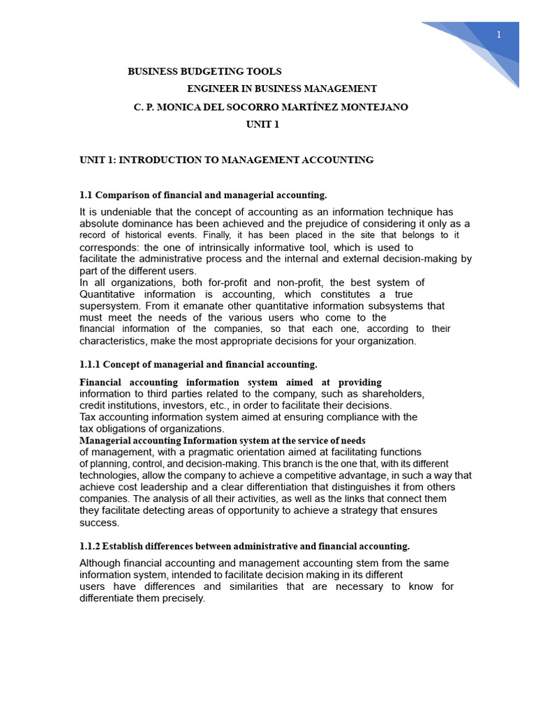 Managerial vs Financial Accounting Insights | PDF | Management ...