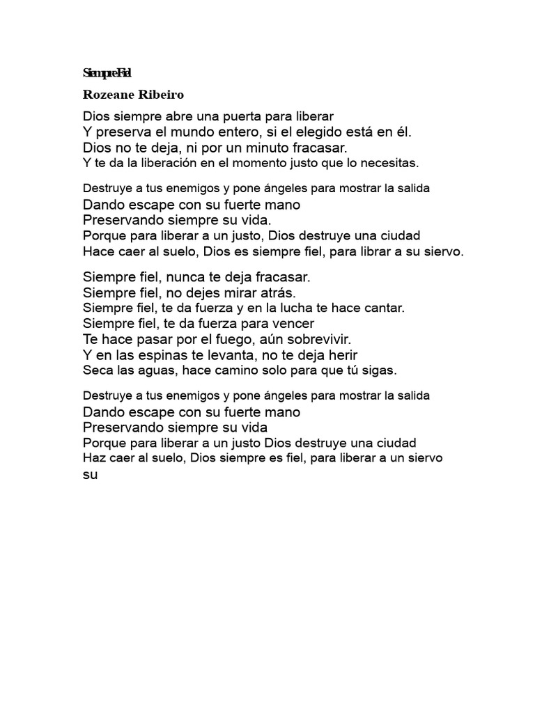 Dios Siempre Fiel: Mensajes de Esperanza | PDF | Jesús | Bendición