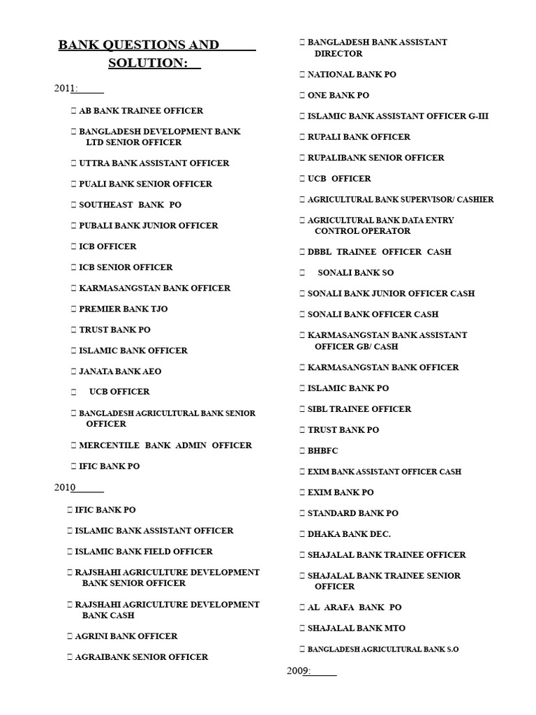 Banking Solutions for Job Seekers | PDF | Institutional Investors | Banking