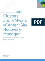 Stretched Clusters and VMware Vcenter Site Recovery Manage USLTR Regalix