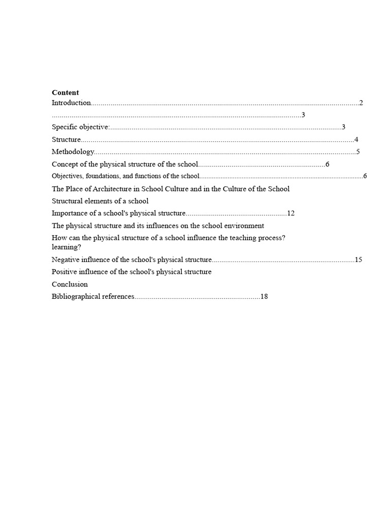 Influence of School Structure on Learning | PDF | Classroom | Schools