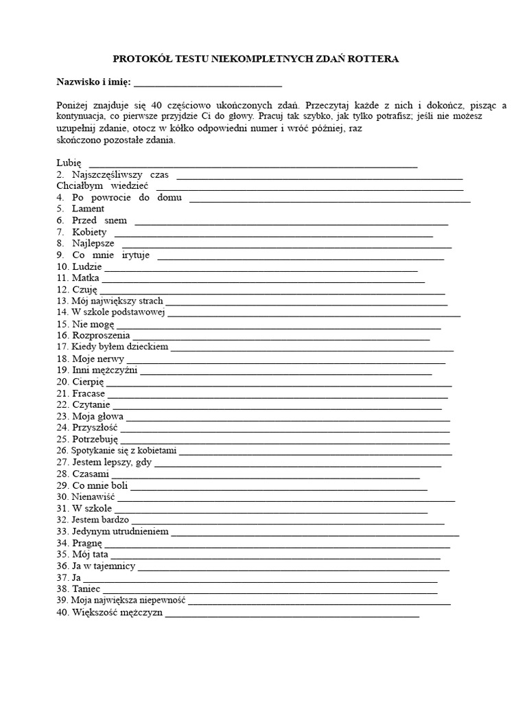 Test Rottera | PDF