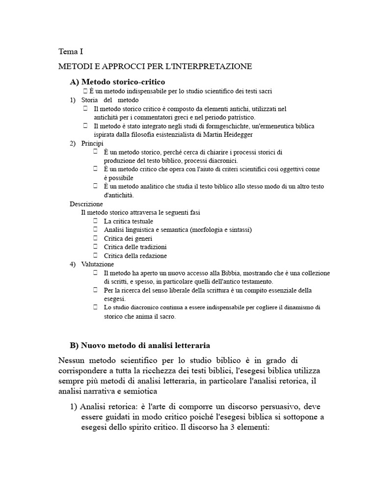 Metodi e Approcci Per L'interpretazione | PDF