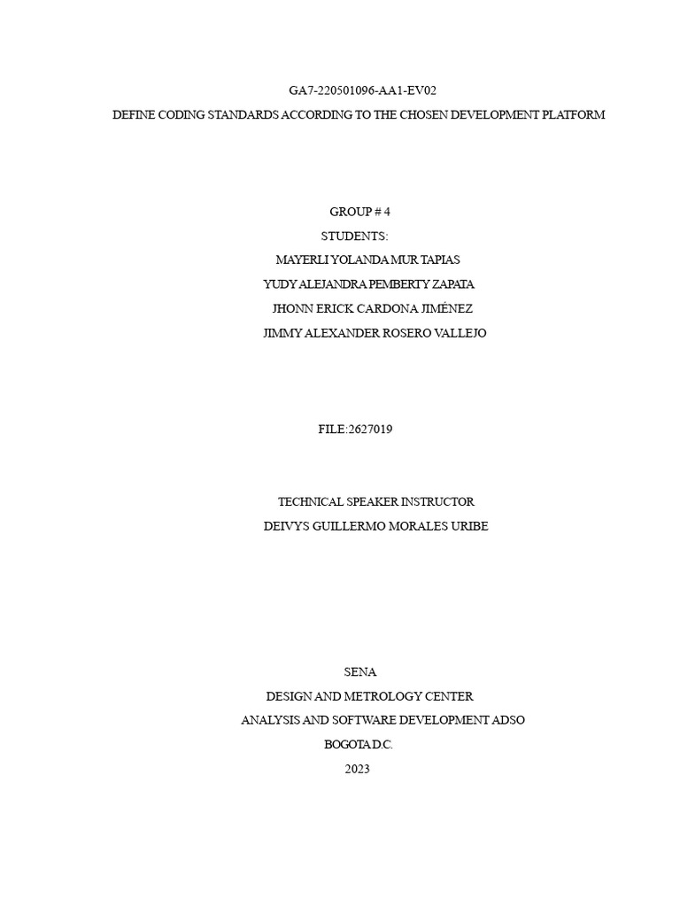 Coding Standards for Web Development | PDF | World Wide Web | Internet ...