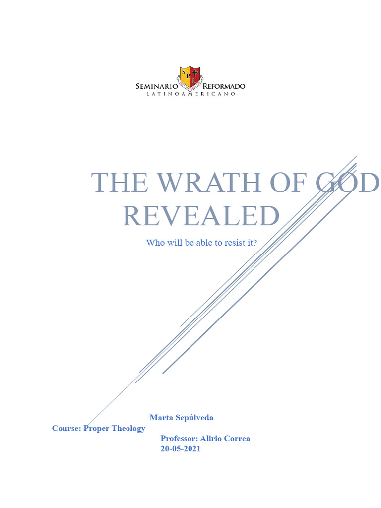 Understanding God's Wrath and Salvation | PDF | Anger | God