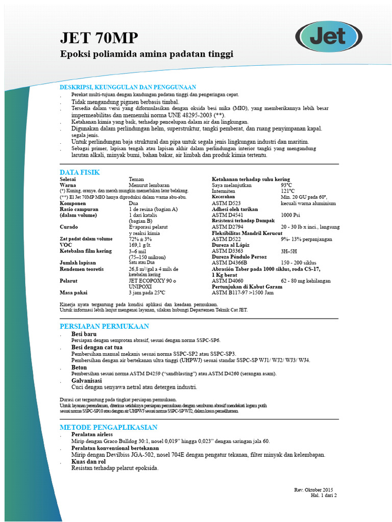 Jet 70mp | PDF