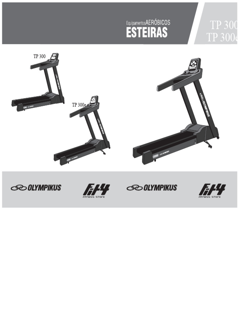 Manual Treadmill TP 300 dan TP 300e | PDF